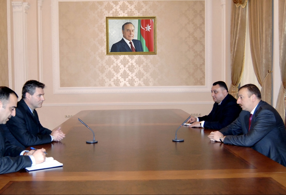 AZƏRBAYCAN PREZİDENTİ İLHAM ƏLİYEV AVSTRİYANIN DÖVLƏTİN QORUNMASI VƏ TERRORİZMƏ QARŞI MÜBARİZƏ ÜZRƏ FEDERAL AGENTLİYİNİN DİREKTORU GERT-RENE POLLİNİ QƏBUL ETMİŞDİR