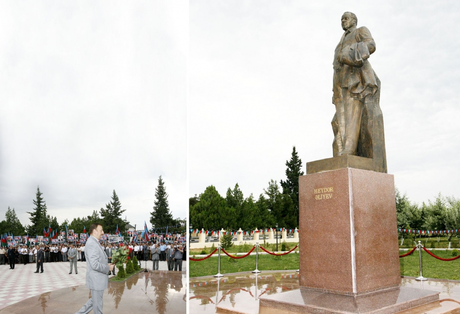ULU ÖNDƏR HEYDƏR ƏLİYEVİN ABİDƏSİNİN AÇILIŞI