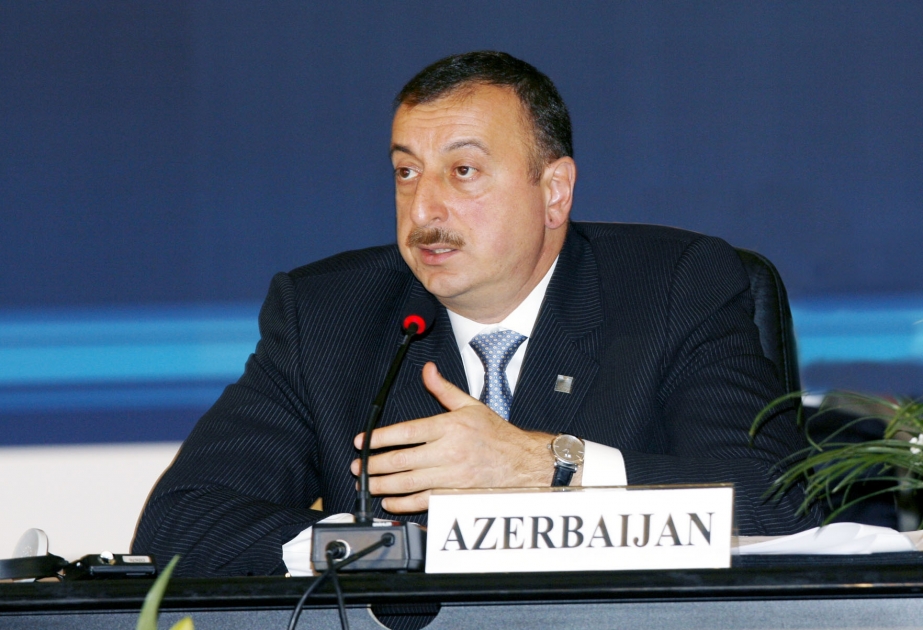 BUXARESTDƏ “DİALOQ VƏ TƏRƏFDAŞLIQ NAMİNƏ” QARA DƏNİZ FORUMUNDA AZƏRBAYCAN PREZİDENTİ İLHAM ƏLİYEVİN NİTQİ