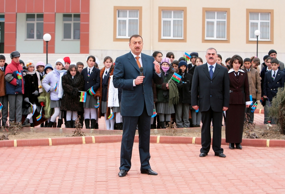 ORDUBAD İNTERNAT-MƏKTƏB KOMPLEKSİNİN AÇILIŞINDA AZƏRBAYCAN PREZİDENTİ İLHAM ƏLİYEVİN NİTQİ