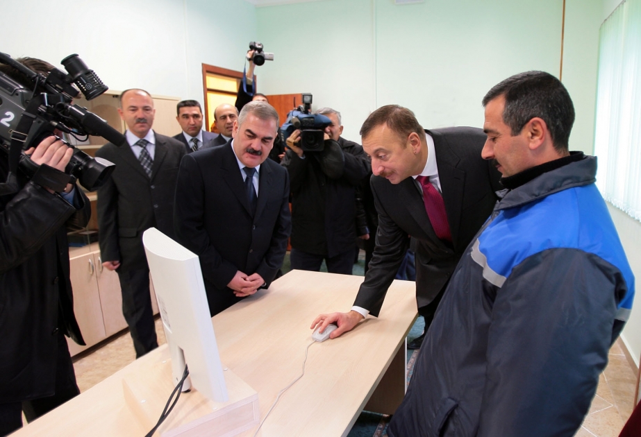 HEYDƏR ƏLİYEV SU ANBARINDA ELEKTRİK STANSİYASI TİKİLMİŞDİR