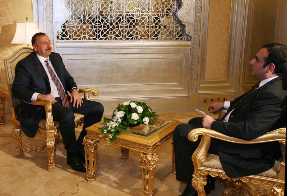 AZƏRBAYCAN PREZİDENTİ İLHAM ƏLİYEVİN ABU-DABİ TELEVİZİYASINA MÜSAHİBƏSİ