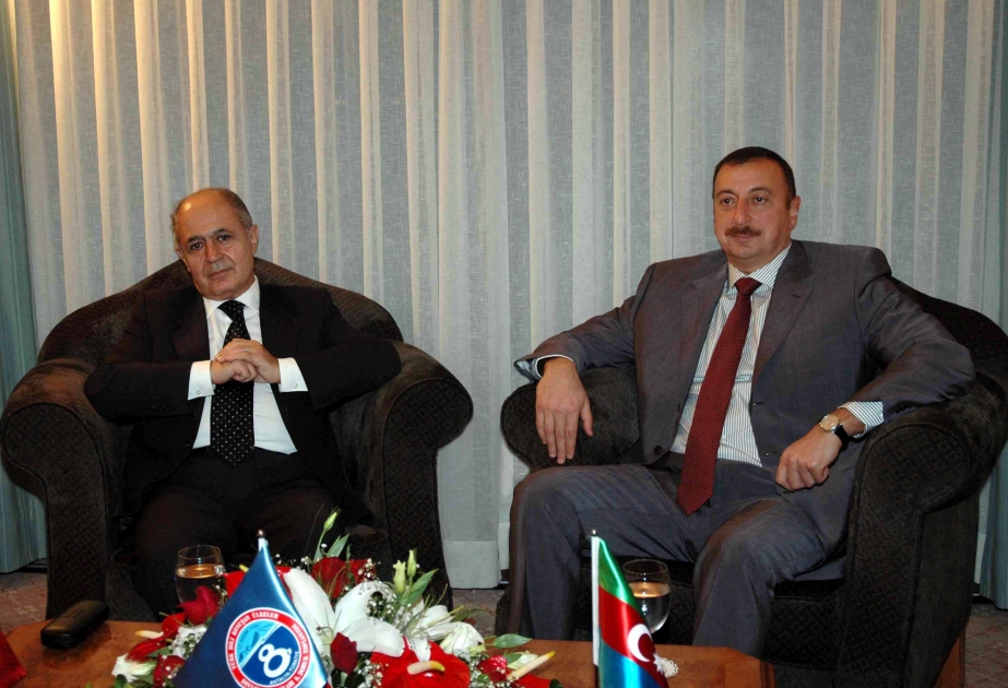 AZƏRBAYCAN PREZİDENTİ İLHAM ƏLİYEVİN VƏ TÜRKİYƏ PREZİDENTİ ƏHMƏD NECDƏT SEZƏRİN GÖRÜŞÜ