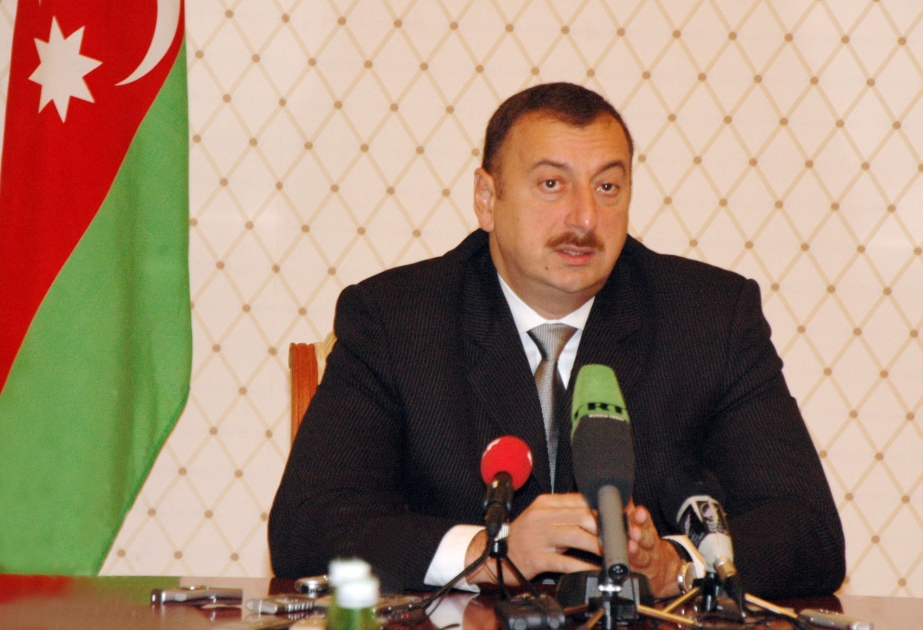 AZƏRBAYCAN PREZİDENTİ İLHAM ƏLİYEVİN XARİCİ ÖLKƏLƏRİN KÜTLƏVİ İNFORMASİYA VASİTƏLƏRİNİN RUSİYADA AKKREDİTƏ OLUNMUŞ NÜMAYƏNDƏLƏRİ İLƏ GÖRÜŞÜ