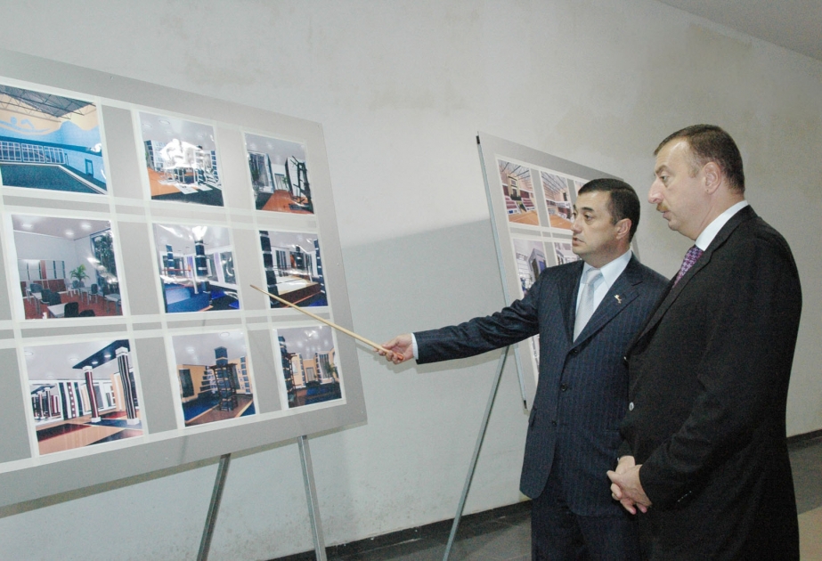 MASALLI OLİMPİYA İDMAN KOMPLEKSİNİN TİKİNTİSİ İLƏ TANIŞLIQ