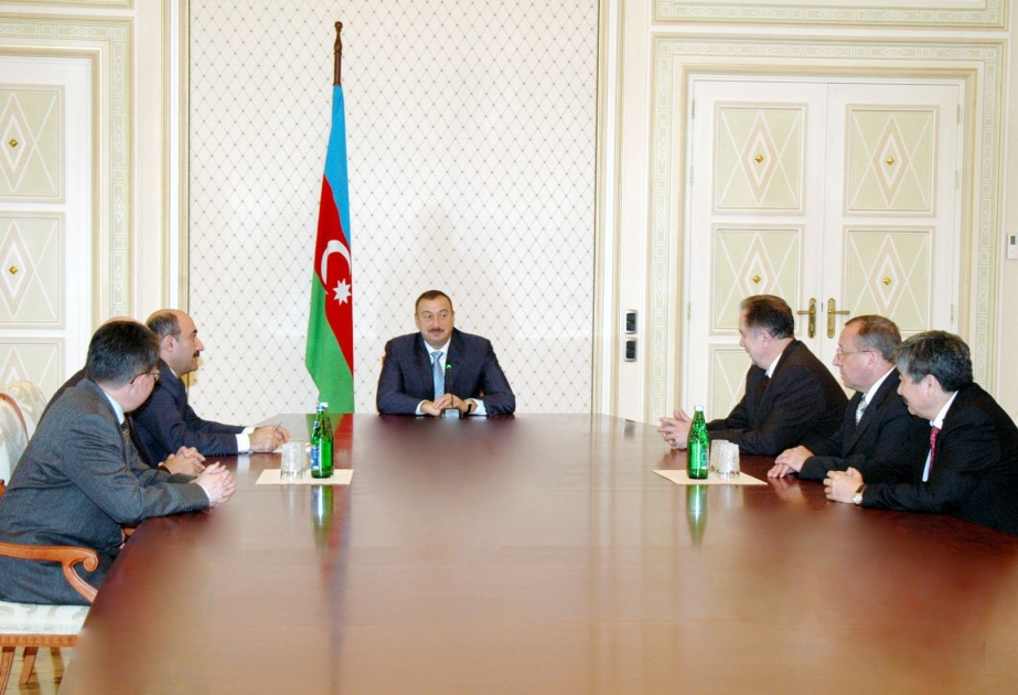 AZƏRBAYCAN PREZİDENTİ İLHAM ƏLİYEV MDB ÖLKƏLƏRİ MƏDƏNİ ƏMƏKDAŞLIQ ŞURASININ 21-Cİ İCLASI İŞTİRAKÇILARINI QƏBUL ETMİŞDİR