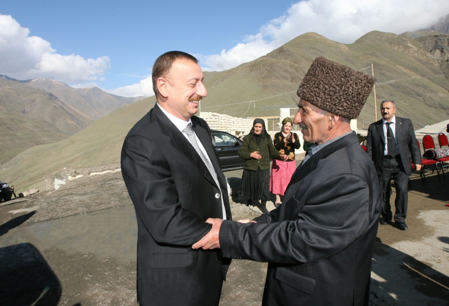 QƏDİM XINALIQ KƏNDİNİN SAKİNLƏRİ İLƏ GÖRÜŞ