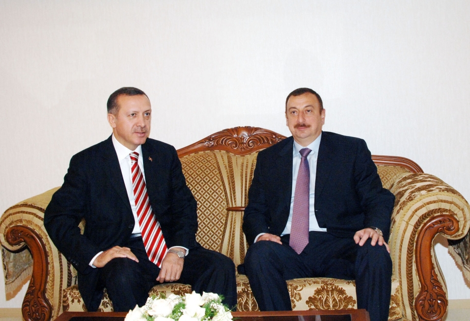 AZƏRBAYCAN PREZİDENTİ İLHAM ƏLİYEVİN VƏ TÜRKİYƏNİN BAŞ NAZİRİ RƏCƏB TAYYİB ƏRDOĞANIN GÖRÜŞÜ