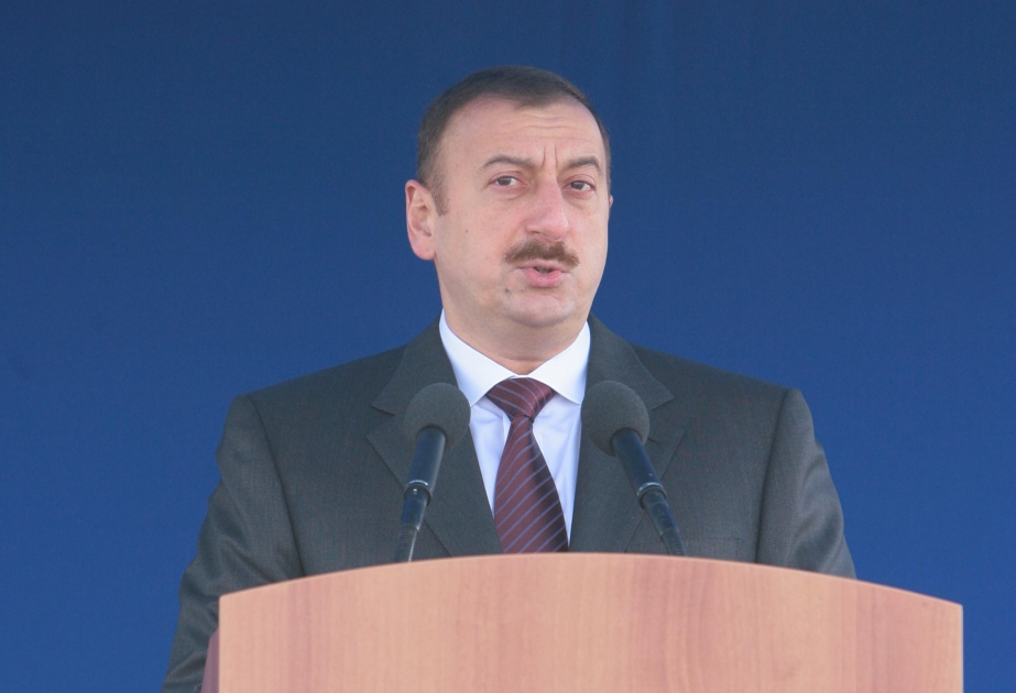 ŞAMAXI RAYONU İCTİMAİYYƏTİNİN NÜMAYƏNDƏLƏRİ İLƏ GÖRÜŞDƏ AZƏRBAYCAN PREZİDENTİ İLHAM ƏLİYEVİN NİTQİ