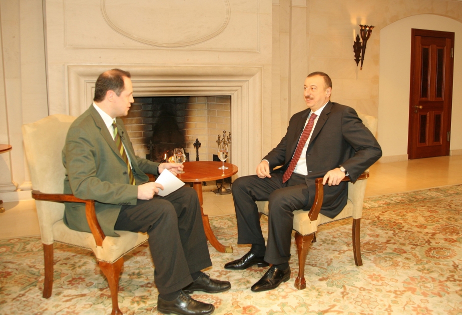 AZƏRBAYCAN PREZİDENTİ İLHAM ƏLİYEVİN ALMANİYANIN “DEUTSCHE WELLE” TELERADİO KANALINA MÜSAHİBƏSİ