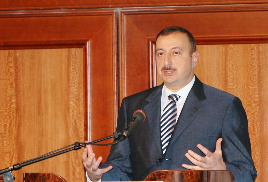 AZƏRBAYCAN PREZİDENTİ İLHAM ƏLİYEVİN NİTQİ