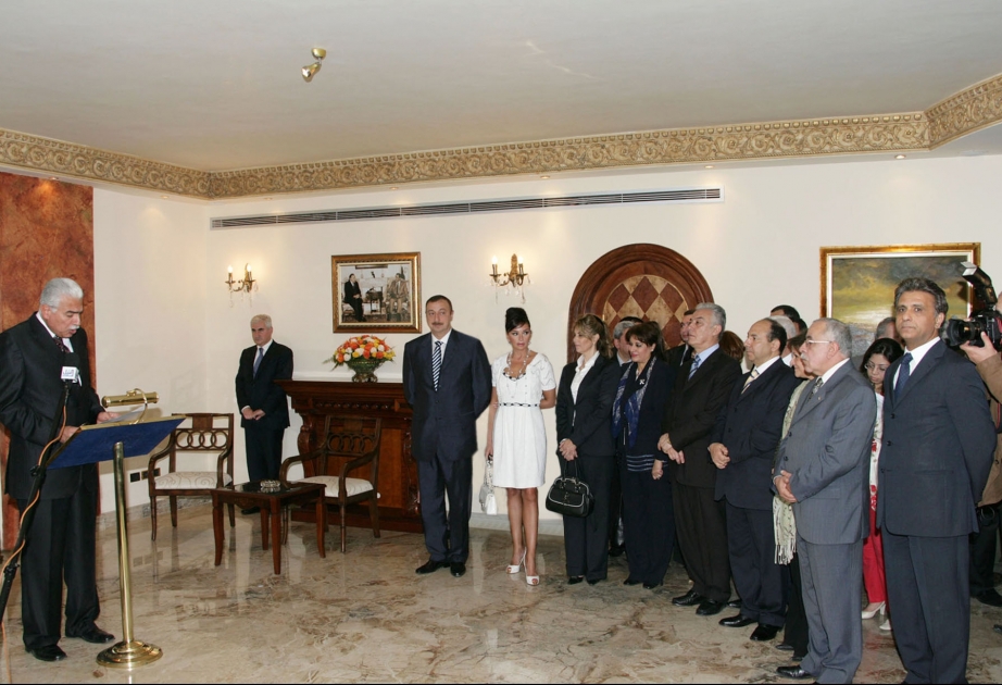 AZƏRBAYCAN PREZİDENTİ İLHAM ƏLİYEVİN MİSİRƏ RƏSMİ SƏFƏRİ QAHİRƏDƏ AZƏRBAYCAN SƏFİRLİYİNİN YENİ BİNASININ AÇILIŞ MƏRASİMİ