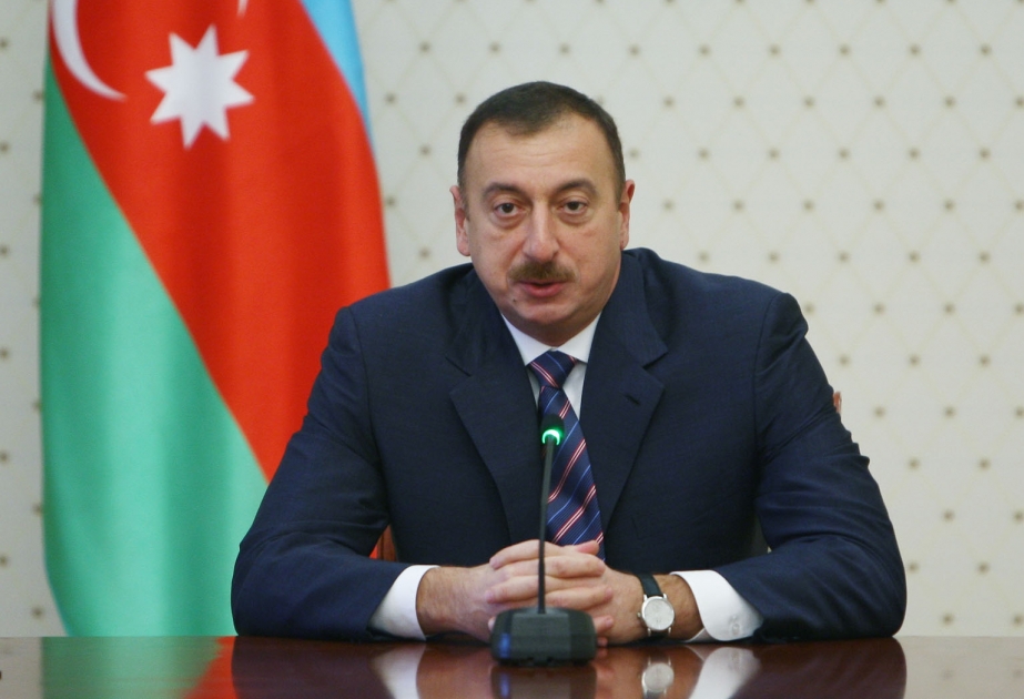AZƏRBAYCAN PREZİDENTİ İLHAM ƏLİYEV MDB VƏ BALTİKYANI ÖLKƏLƏRİN DƏMİRYOL NƏQLİYYATI ŞURASININ 47-Cİ İCLASININ İŞTİRAKÇILARINI QƏBUL ETMİŞDİR