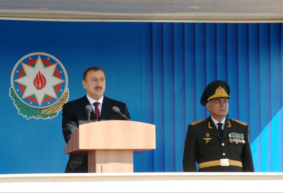 AZƏRBAYCANDA TƏHLÜKƏSİZLİK, SABİTLİK ƏN YÜKSƏK SƏVİYYƏDƏDİR VƏ BUNDAN SONRA DA QORUNUB SAXLANACAQDIR XÜSUSİ DÖVLƏT MÜHAFİZƏ XİDMƏTİNİN TƏLİM-TƏDRİS MƏRKƏZİNİN AÇILIŞ MƏRASİMİNDƏ AZƏRBAYCAN PREZİDENTİ, SİLAHLI QÜVVƏLƏRİN ALİ BAŞ KOMANDANI İLHAM ƏLİYEVİN ÇIXIŞI