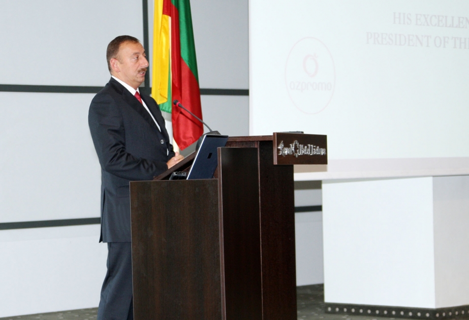 AZƏRBAYCAN PREZİDENTİ İLHAM ƏLİYEVİN ÇIXIŞI