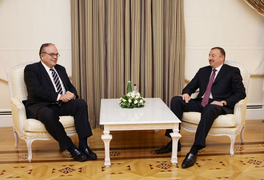 AZƏRBAYCAN PREZİDENTİ İLHAM ƏLİYEV NATO PARLAMENT ASSAMBLEYASININ SƏDRİ JOZE LELLONU QƏBUL ETMİŞDİR