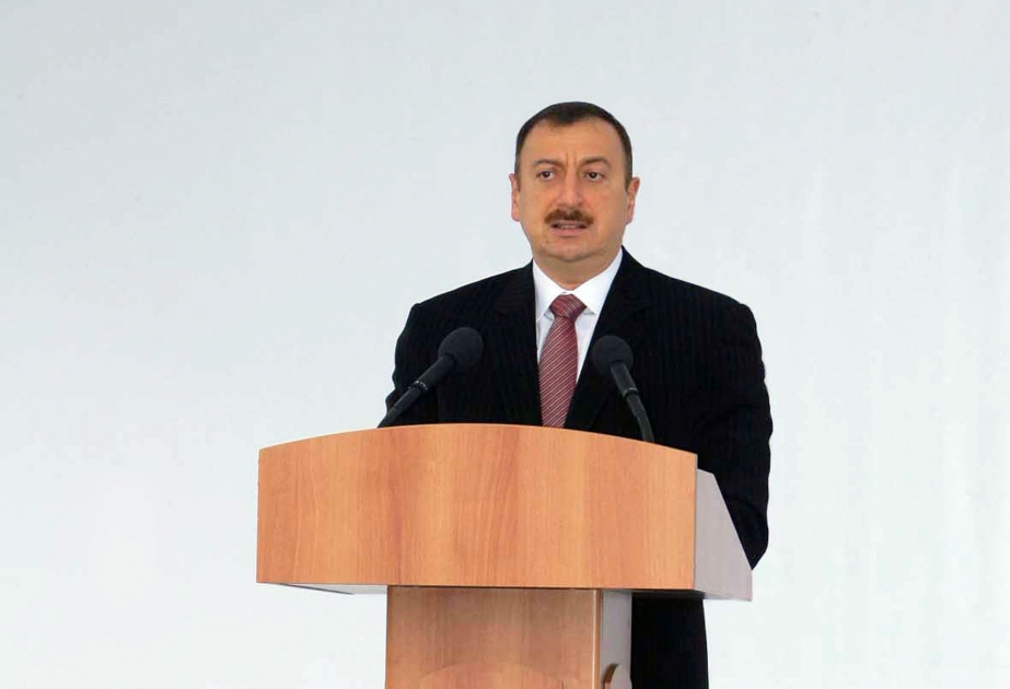 GƏNCƏ POLAD KOMPLEKSİNİN VƏ DET-AL ALÜMİNİUM ZAVODUNUN TƏMƏLQOYMA MƏRASİMİNDƏ AZƏRBAYCAN PREZİDENTİ İLHAM ƏLİYEVİN NİTQİ