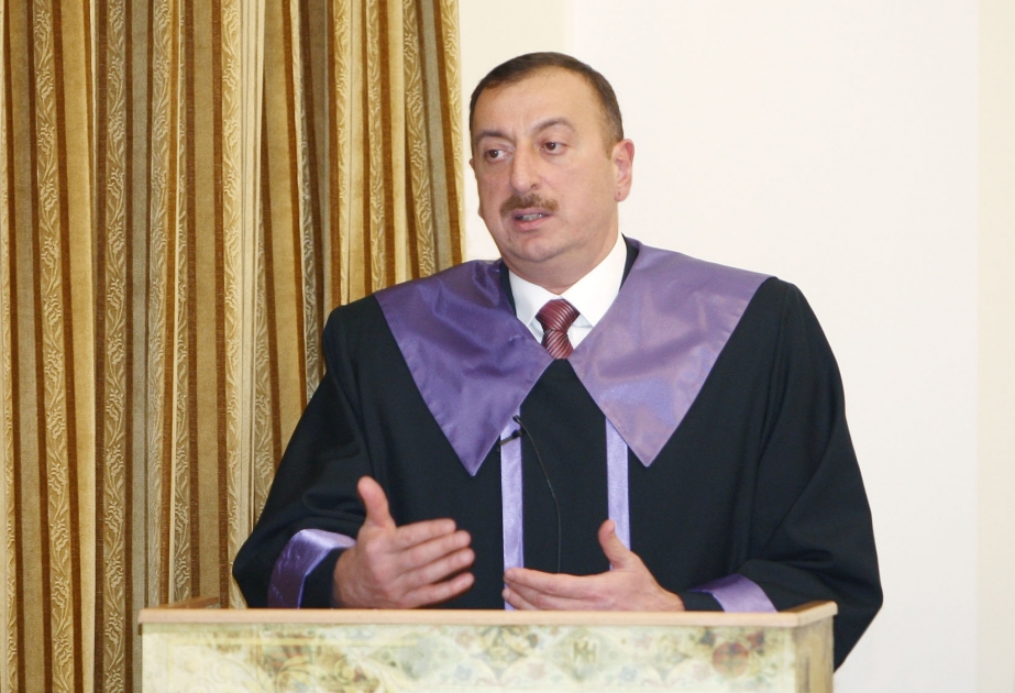 AZƏRBAYCAN PREZİDENTİ İLHAM ƏLİYEVİN NİTQİ