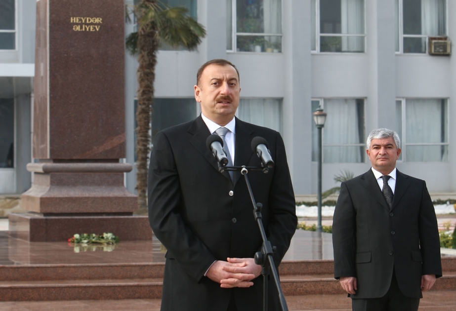 AZƏRBAYCAN PREZİDENTİ İLHAM ƏLİYEVİN NİTQİ