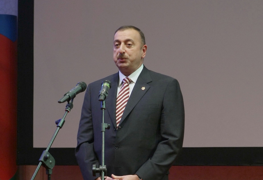 PEKİNDƏ KEÇİRİLƏN “AZƏRBAYCAN GÜNÜ”NDƏ PREZİDENT İLHAM ƏLİYEVİN ÇIXIŞI
