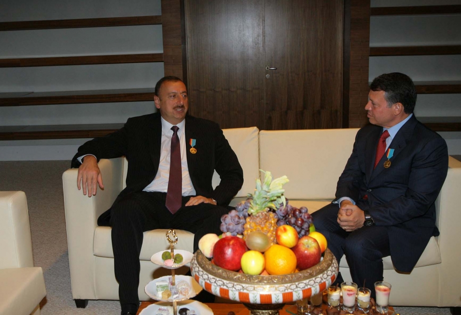 AZƏRBAYCAN PREZİDENTİ İLHAM ƏLİYEVİN VƏ İORDANİYA KRALI II ABDULLAHIN GÖRÜŞÜ
