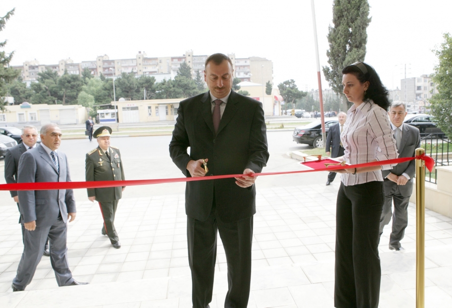 AZƏRBAYCAN PREZİDENTİ İLHAM ƏLİYEV “ALOV” ZAVODUNUN AÇILIŞ MƏRASİMİNDƏ İŞTİRAK ETMİŞDİR