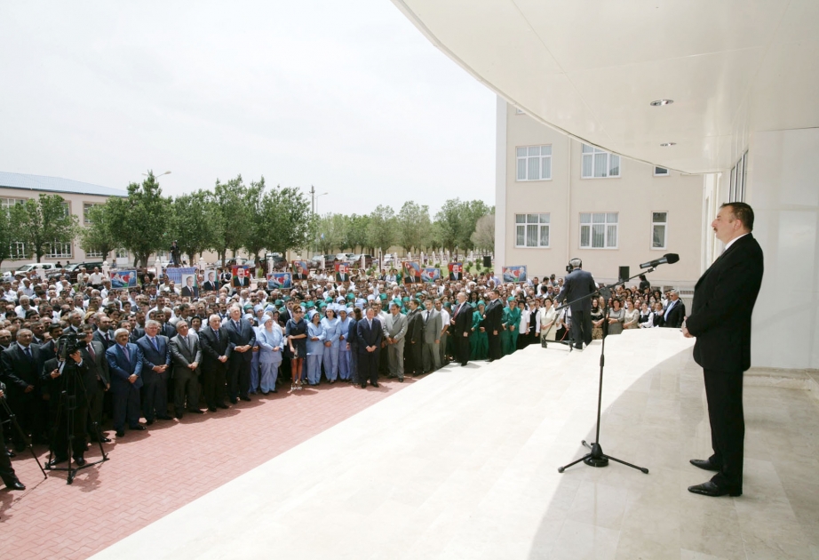 CULFA RAYON MƏRKƏZİ XƏSTƏXANASININ AÇILIŞ MƏRASİMİ
