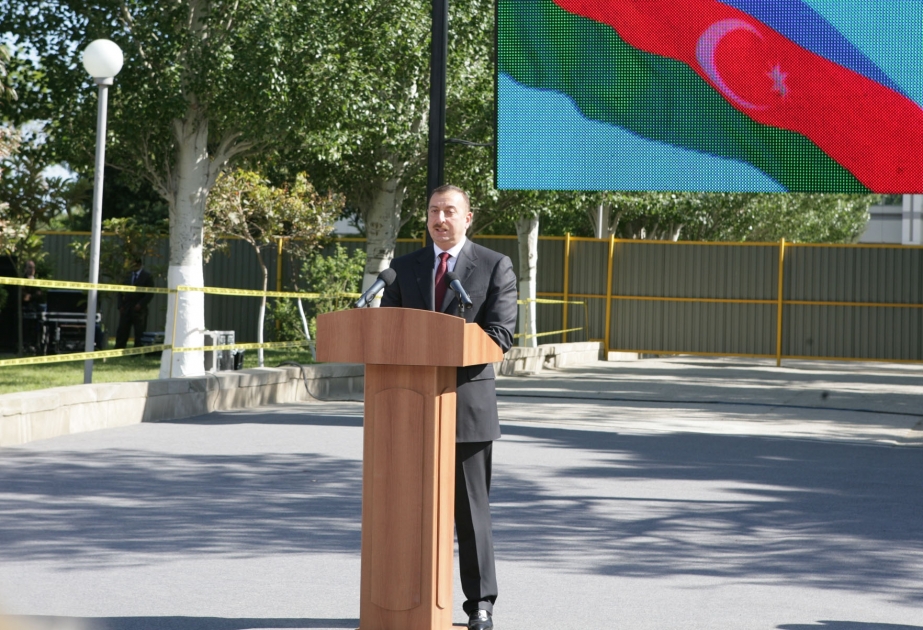 AZƏRBAYCAN PREZİDENTİ İLHAM ƏLİYEVİN NİTQİ