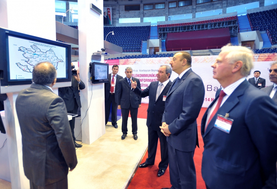 “BAKUTEL-2008” 14-CÜ BEYNƏLXALQ TELEKOMMUNİKASİYA VƏ İNFORMASİYA TEXNOLOGİYALARI SƏRGİSİ AÇILMIŞDIR AZƏRBAYCAN PREZİDENTİ İLHAM ƏLİYEV MƏRASİMDƏ İŞTİRAK ETMİŞDİR
