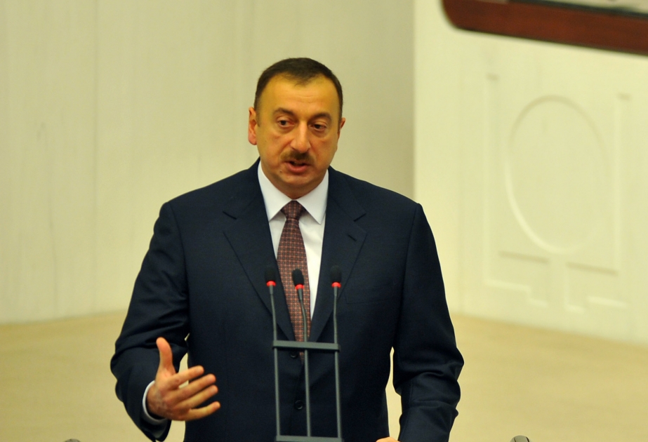 AZƏRBAYCAN PREZİDENTİ İLHAM ƏLİYEVİN NİTQİ