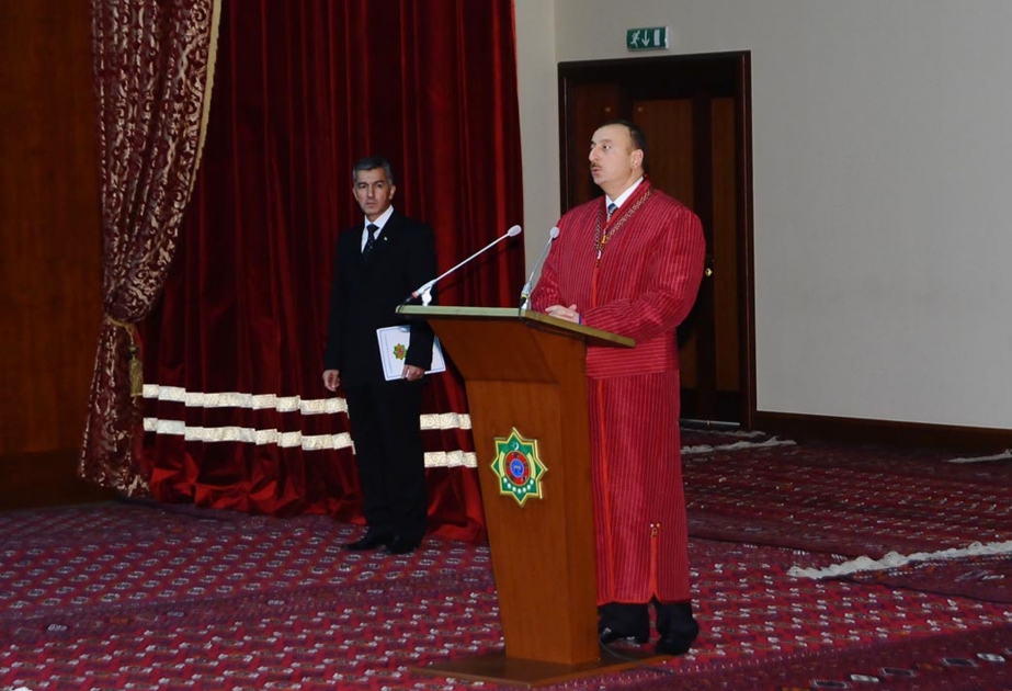 AZƏRBAYCAN PREZİDENTİ İLHAM ƏLİYEVİN NİTQİ