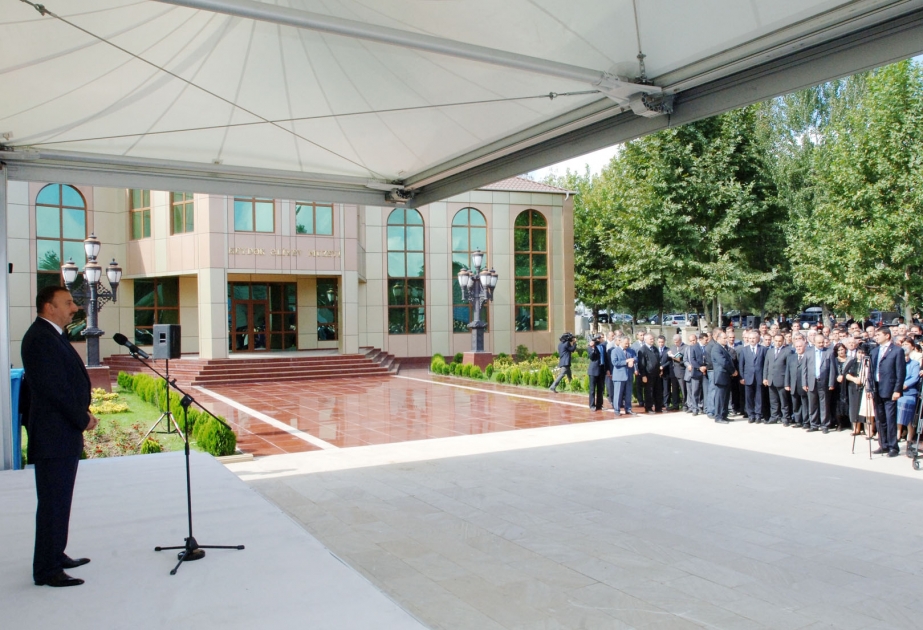 AZƏRBAYCAN PREZİDENTİ İLHAM ƏLİYEVİN NİTQİ