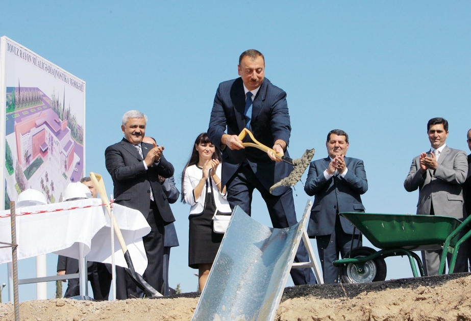 TOVUZDA MÜALİCƏ-DİAQNOSTİKA MƏRKƏZİNİN TƏMƏLİ QOYULMUŞDUR