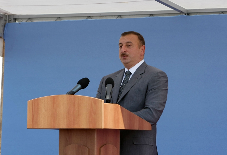 ZAQATALA HAVA LİMANININ TƏNTƏNƏLİ AÇILIŞ MƏRASİMİNDƏ AZƏRBAYCAN PREZİDENTİ İLHAM ƏLİYEVİN NİTQİ