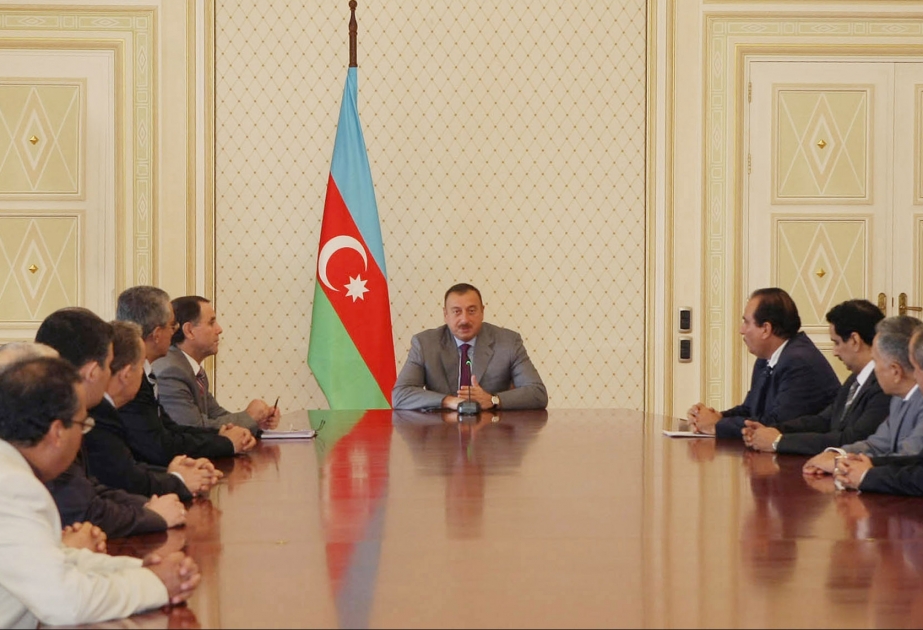 AZƏRBAYCAN PREZİDENTİ İLHAM ƏLİYEV QARŞIDAN GƏLƏN MÜQƏDDƏS RAMAZAN BAYRAMI MÜNASİBƏTİLƏ MÜSƏLMAN ÖLKƏLƏRİNİN BAKIDAKI SƏFİRLƏRİNİ QƏBUL ETMİŞDİR