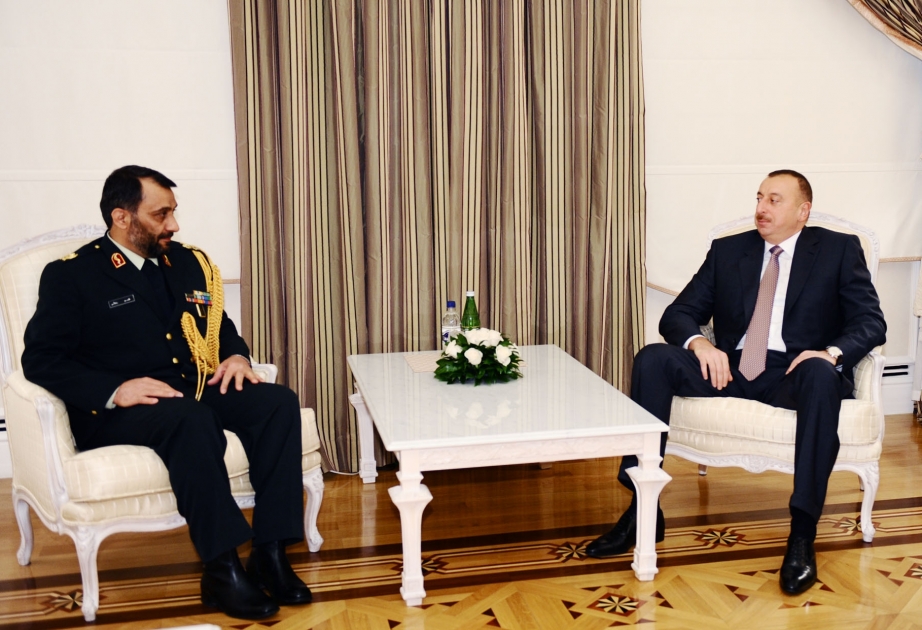 AZƏRBAYCAN PREZİDENTİ İLHAM ƏLİYEV İRAN İSLAM RESPUBLİKASININ SƏRHƏD POLİSİNİN KOMANDANI GENERAL-MAYOR QASIM RZAYİNİ QƏBUL ETMİŞDİR