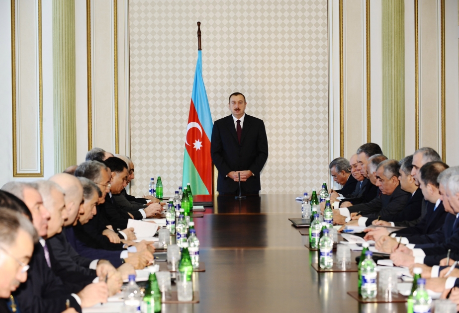 AZƏRBAYCAN PREZİDENTİ İLHAM ƏLİYEVİN GİRİŞ NİTQİ