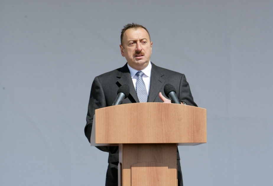 AZƏRBAYCAN PREZİDENTİ İLHAM ƏLİYEVİN NİTQİ