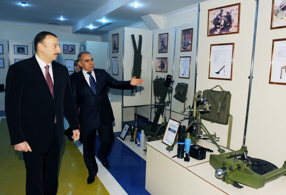AZƏRBAYCAN PREZİDENTİ İLHAM ƏLİYEV HESABLAYAN ELEKTRON MAŞINLAR ZAVODUNUN YENİDƏNQURMADAN SONRA AÇILIŞINDA İŞTİRAK ETMİŞDİR