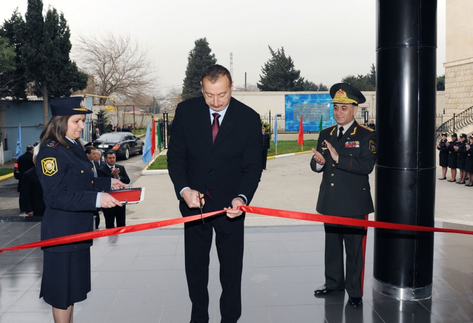 DAXİLİ İŞLƏR NAZİRLİYİNİN “TƏHLÜKƏSİZ ŞƏHƏR” AVTOMATLAŞDIRILMIŞ İDARƏETMƏ MƏRKƏZİ İSTİFADƏYƏ VERİLMİŞDİR AZƏRBAYCAN PREZİDENTİ İLHAM ƏLİYEV MƏRASİMDƏ İŞTİRAK ETMİŞDİR
