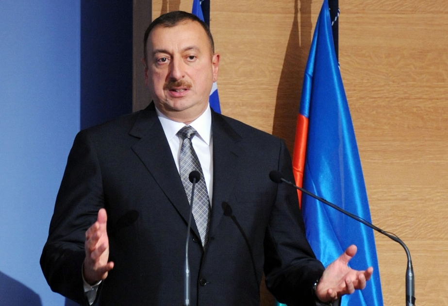 AZƏRBAYCAN PREZİDENTİ İLHAM ƏLİYEVIN ÇIXIŞI