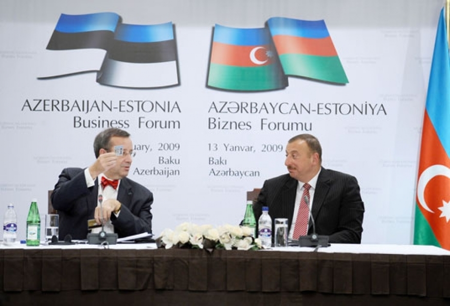 ESTONİYA PREZİDENTİ TOOMAS HENDRİK İLVESİN ÇIXIŞI