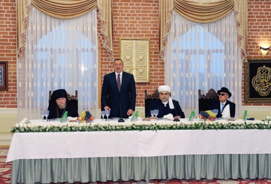 MÜQƏDDƏS RAMAZAN AYI MÜNASİBƏTİLƏ İFTAR MƏRASİMİNDƏ AZƏRBAYCAN PREZİDENTİ İLHAM ƏLİYEVİN ÇIXIŞI