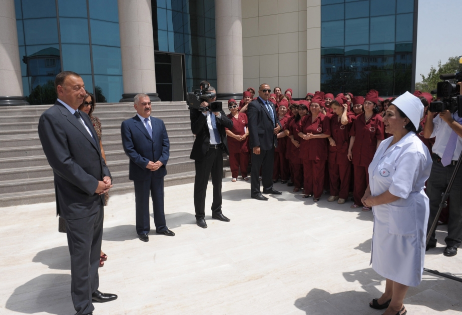 NAXÇIVAN ŞƏHƏRİNDƏ YENİ SƏHİYYƏ MÜƏSSİSƏSİ İSTİFADƏYƏ VERİLMİŞDİR