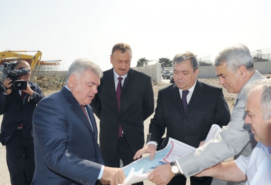 AZƏRBAYCAN PREZİDENTİ İLHAM ƏLİYEV BAKIDA APARILAN ABADLIQ İŞLƏRİ VƏ YENİ YOLLARIN TİKİNTİSİ İLƏ TANIŞ OLMUŞDUR