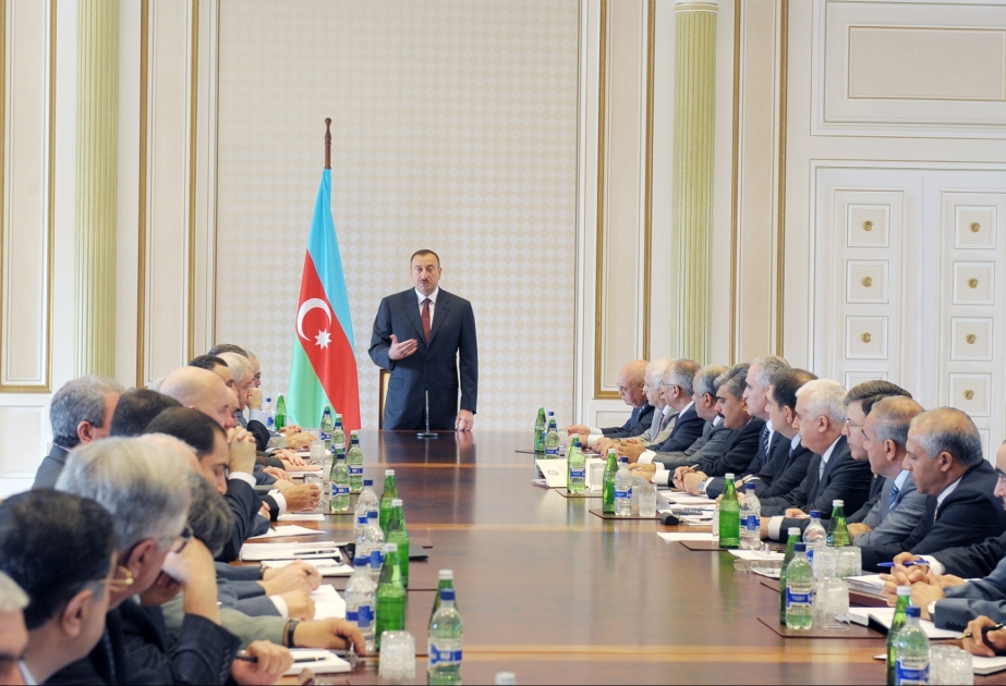 AZƏRBAYCAN PREZİDENTİ İLHAM ƏLİYEVİN GİRİŞ NİTQİ