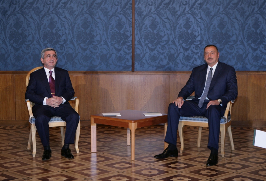 MOSKVADA AZƏRBAYCAN VƏ ERMƏNİSTAN PREZİDENTLƏRİNİN GÖRÜŞÜ OLMUŞDUR