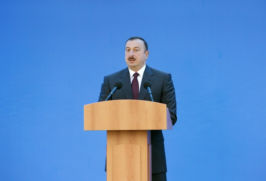 AZƏRBAYCAN PREZİDENTİ İLHAM ƏLİYEVİN NİTQİ