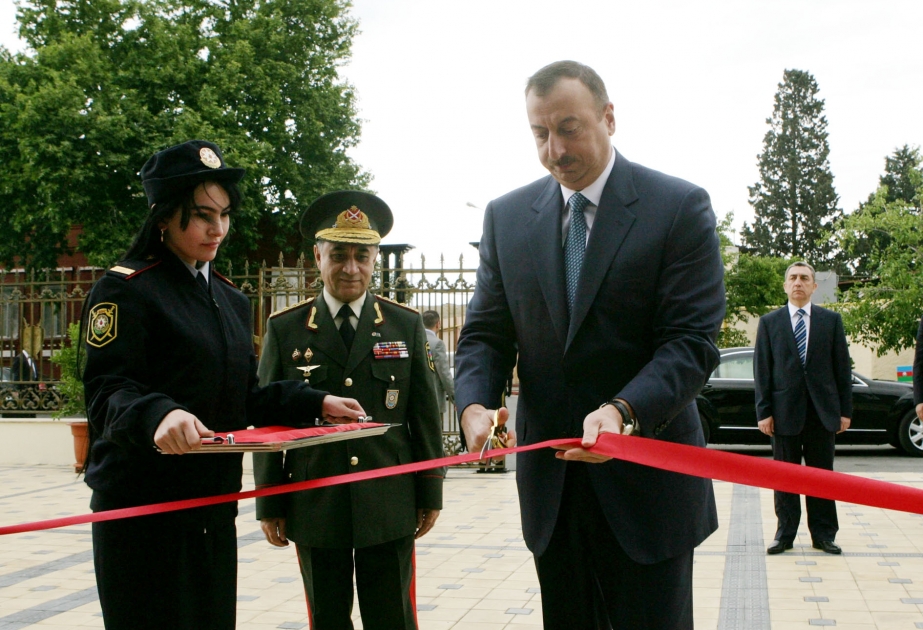 GƏNCƏ ŞƏHƏR POLİS İDARƏSİNİN YENİ İNZİBATİ BİNASININ AÇILIŞI