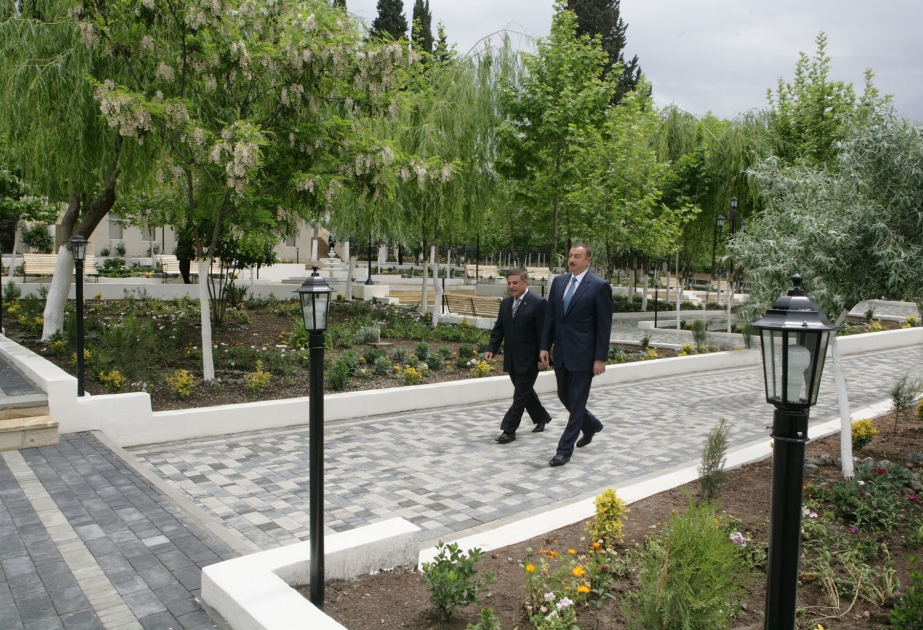 GÖYGÖL RAYONUNDA MƏDƏNİYYƏT VƏ İSTİRAHƏT PARKININ AÇILIŞI OLMUŞDUR